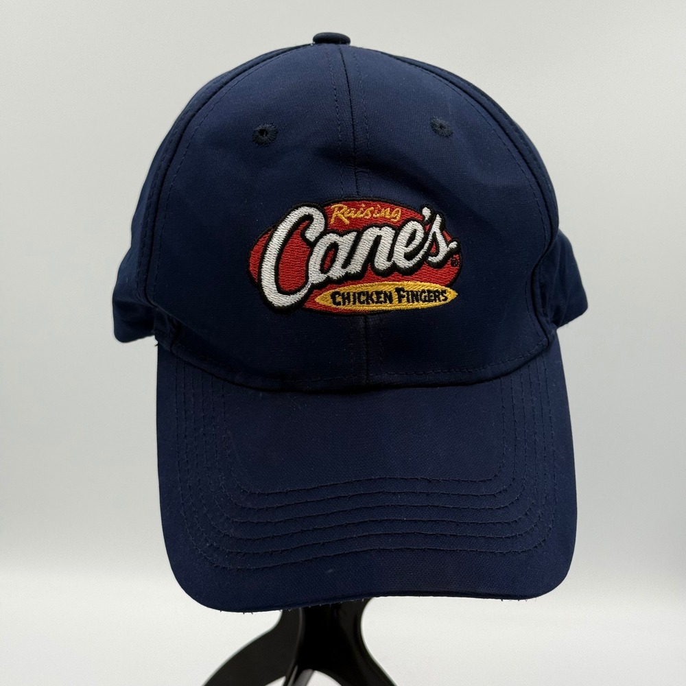 Raising Canes Hat Baseball Cap One Love Navy‎ Blue Adjustable Snapback RN 111686